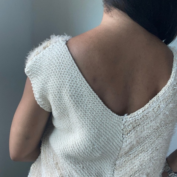 vintage nubby textured slouchy sweater - Picture 7 of 8